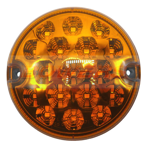 10-30V 95mm LED Indicator Lamp Amber Lens image