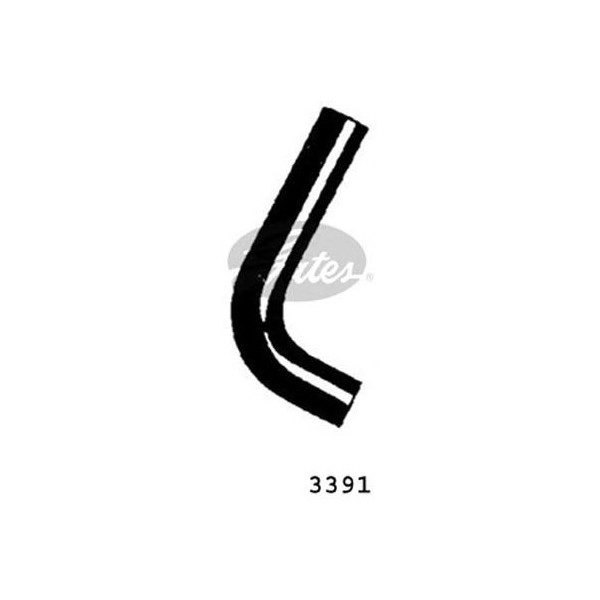 CURVED RADIATOR HOSE 235MMX32 image