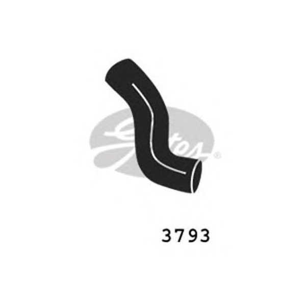 CURVED RADIATOR HOSE 170MMX34 image