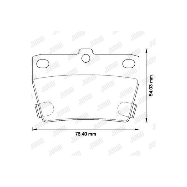 JURID BRAKE PAD image