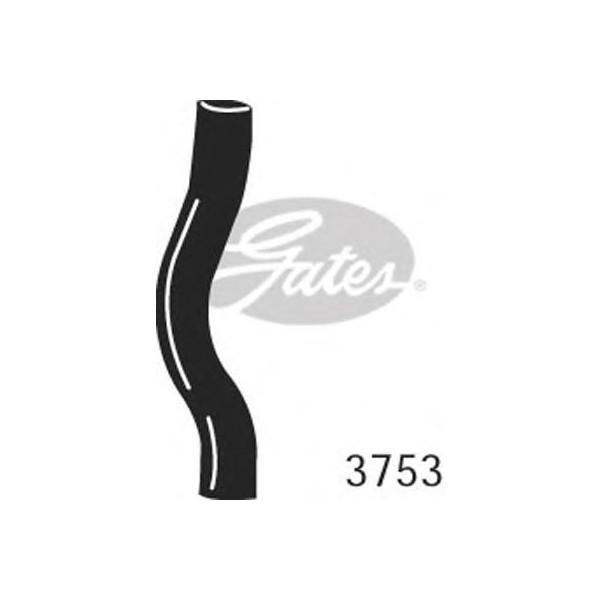 CURVED RADIATOR HOSE 270MMX33 image