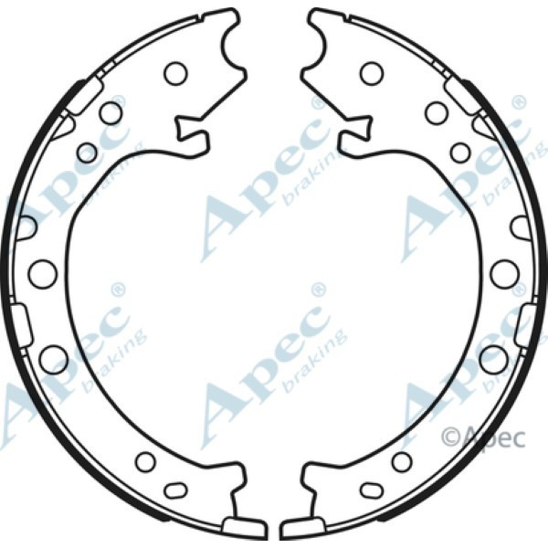 Apec Brake Shoe image