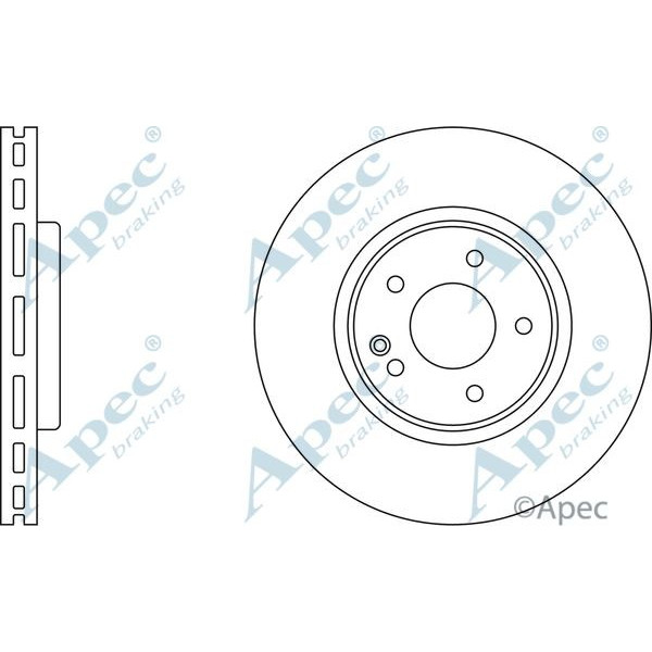 Apec Brake Disc Single image