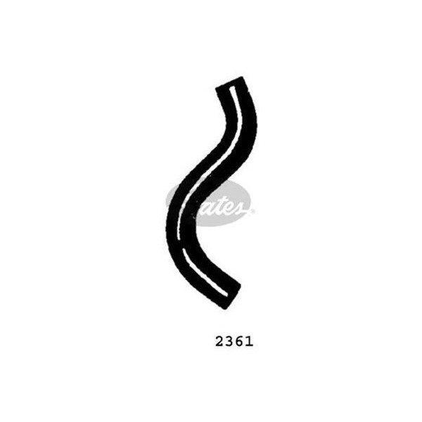 CURVED RADIATOR HOSE 280MMX32 image