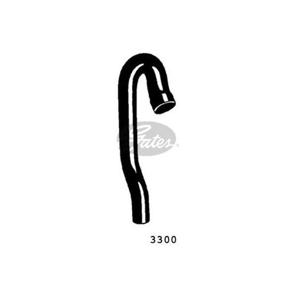 CURVED RADIATOR HOSE 325MMX41 image