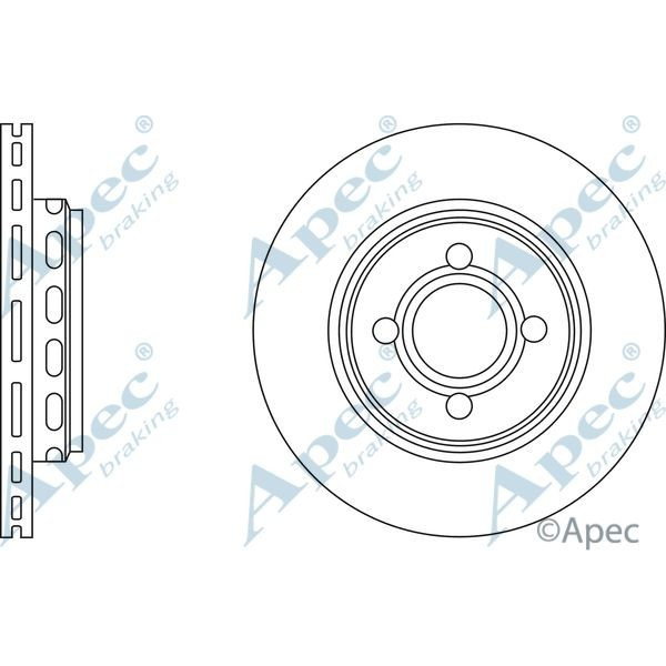 Apec Brake Disc Single image