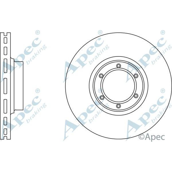 Apec Brake Disc Single image