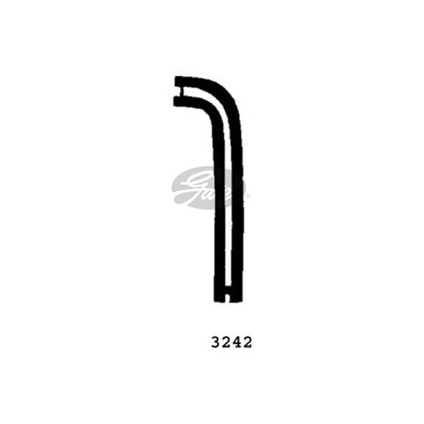 CURVED RADIATOR HOSE 235MMX25 image