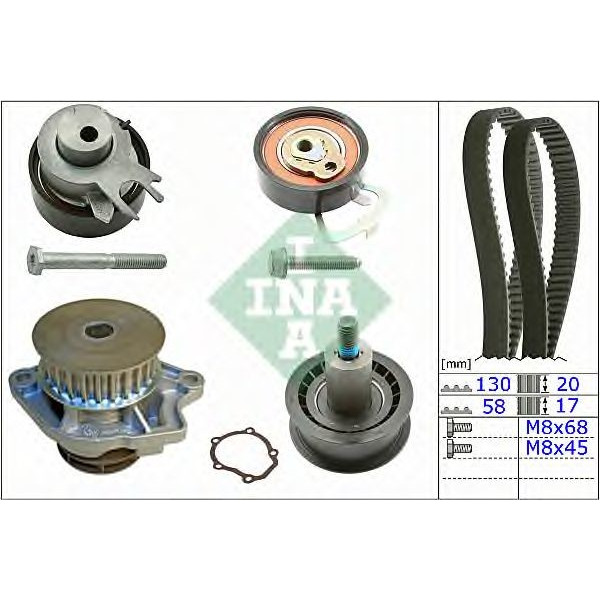 Timing Belt Kit with Water pump image