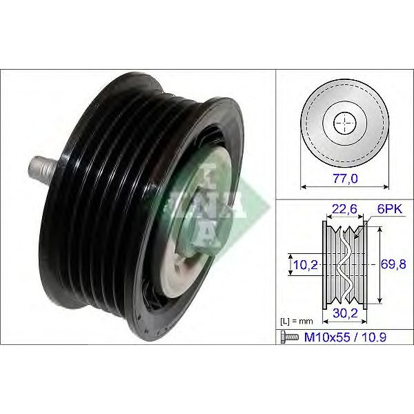 V Belt Deflection Pulley image