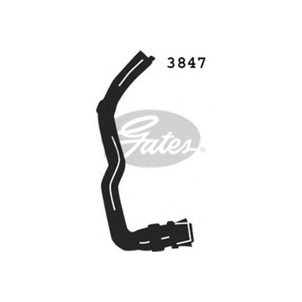 CURVED RADIATOR HOSE 540MMX32 image