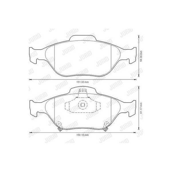 JURID BRAKE PAD image