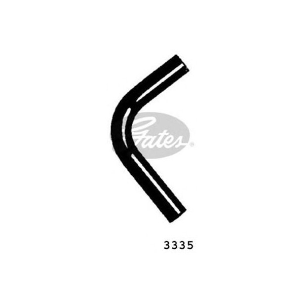 CURVED RADIATOR HOSE 305MMX34 image