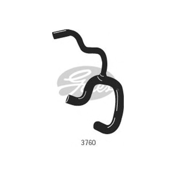 CURVED RADIATOR HOSE 185MMX32 image