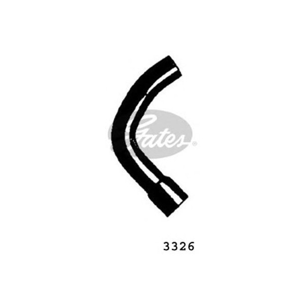 CURVED RADIATOR HOSE 230MMX32 image