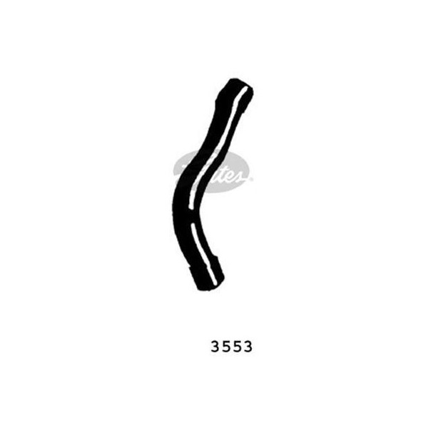 CURVED RADIATOR HOSE 255MMX31 image