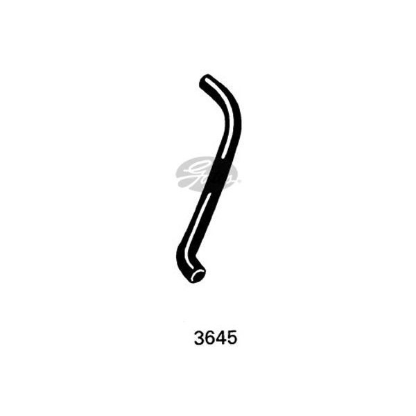 CURVED RADIATOR HOSE 290MMX17 image