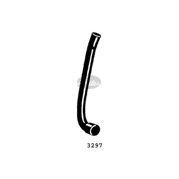 CURVED RADIATOR HOSE 420MMX32 image