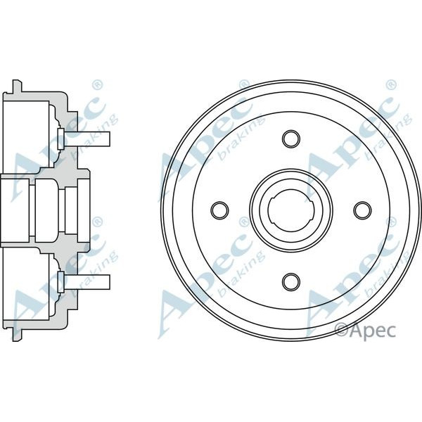 Apec Brake Drum image