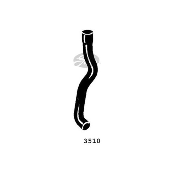 CURVED RADIATOR HOSE 390MMX32 image