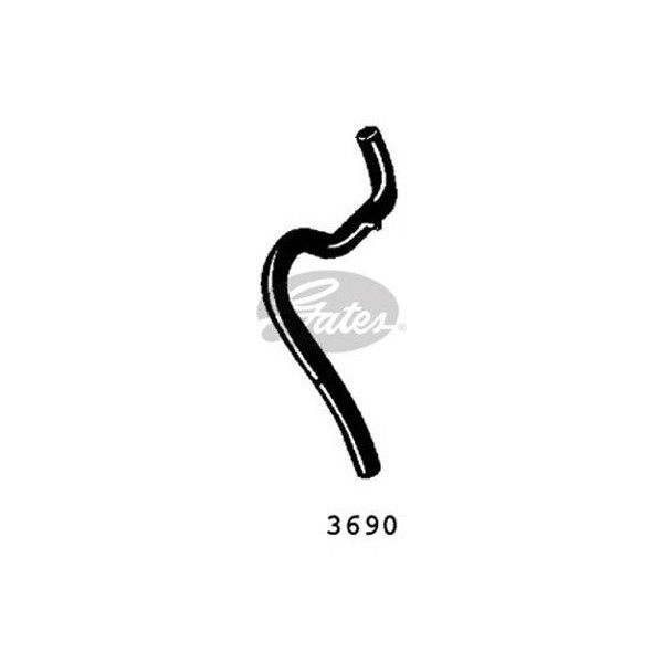 CURVED RADIATOR HOSE 565MMX31 image