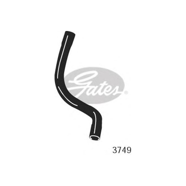 CURVED RADIATOR HOSE 395MMX30 image