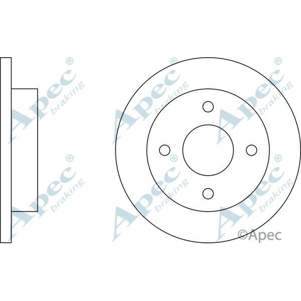 Apec Brake Disc Single image