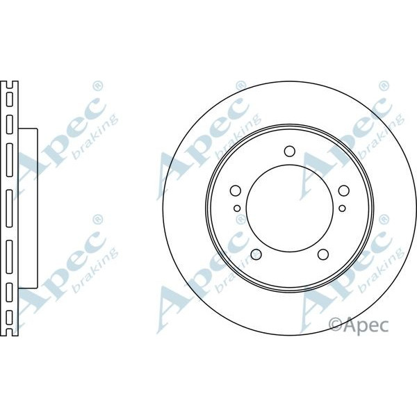 Apec Brake Disc Single image