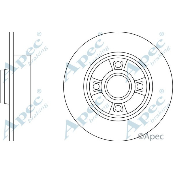 Apec Brake Disc image