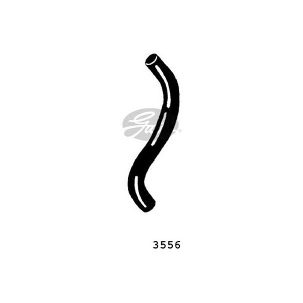 CURVED RADIATOR HOSE 290MMX24 image