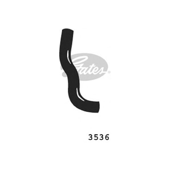 CURVED RADIATOR HOSE 280MMX27 image