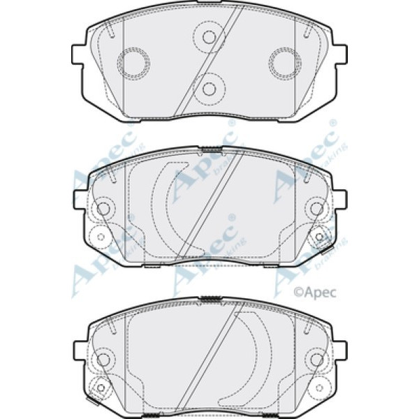 Apec Brake Pad image