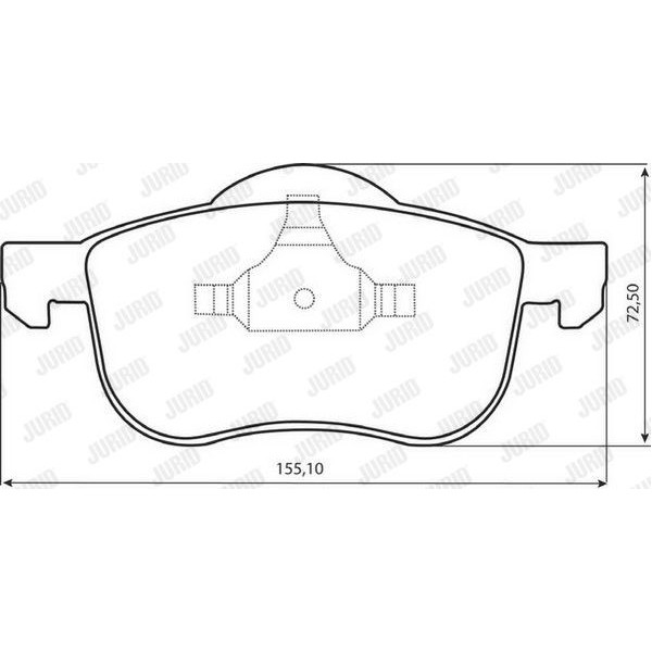 JURID BRAKE PAD image