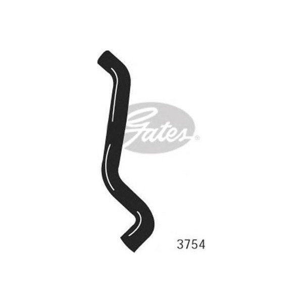 CURVED RADIATOR HOSE 460MMX34 image