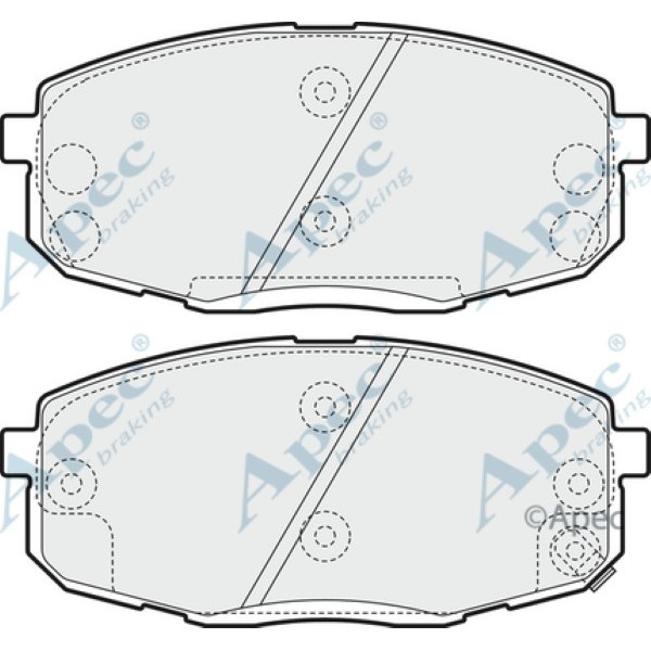 Apec Brake Pad image