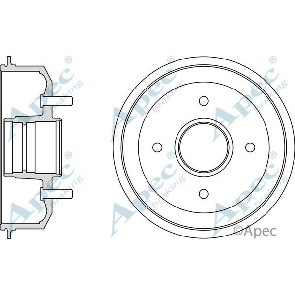 Apec Brake Drum image