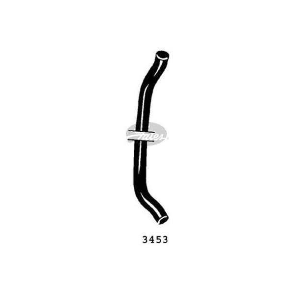 CURVED RADIATOR HOSE 590MMX30 image