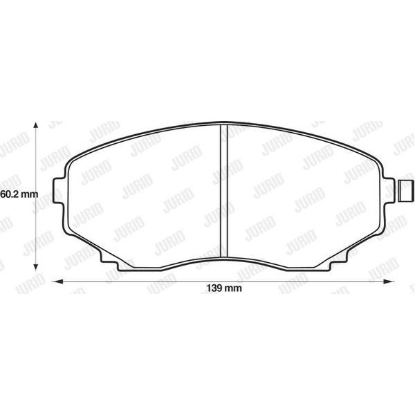 JURID BRAKE PAD image