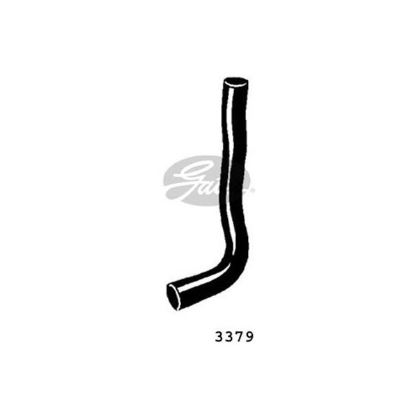 CURVED RADIATOR HOSE 355MMX32 image