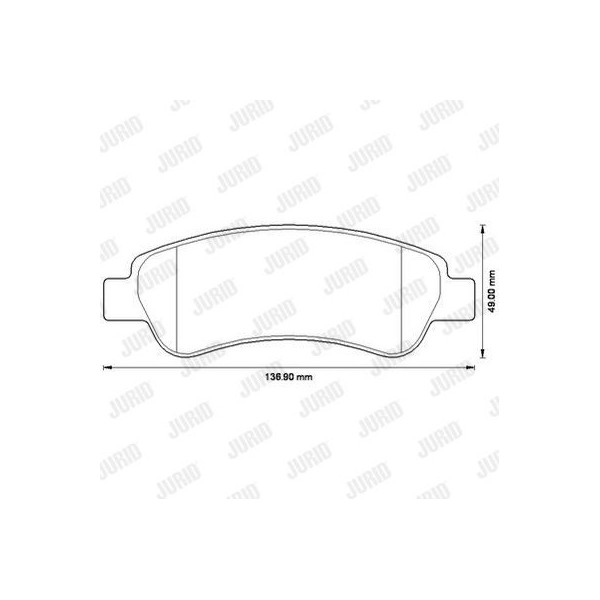 JURID BRAKE PAD image