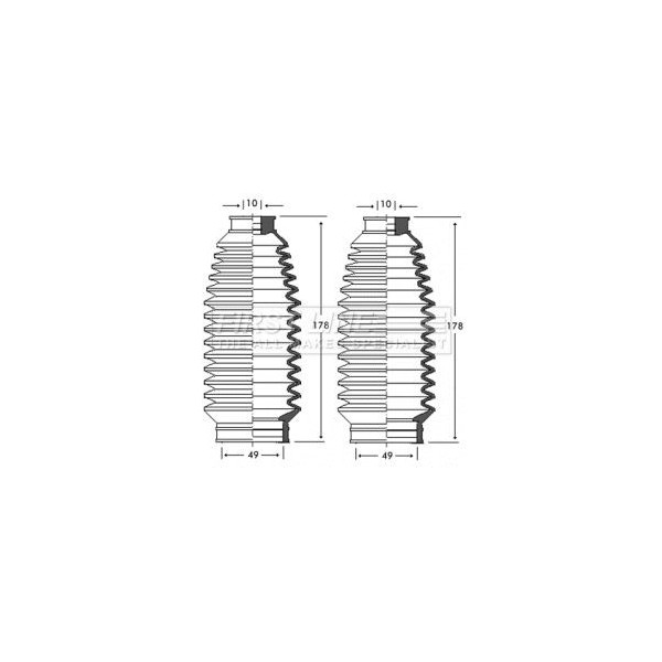 STEERING GAITER KIT image