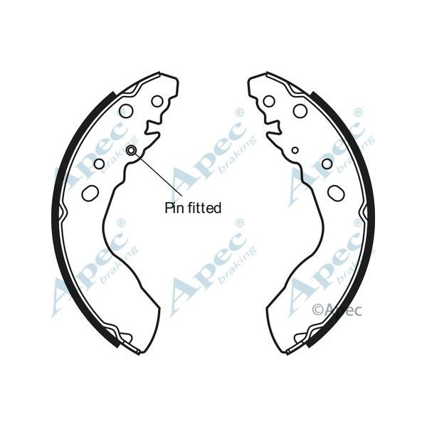 Apec Brake Shoe image