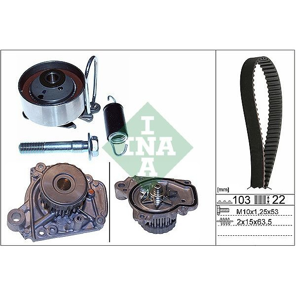 Timing Belt Kit with Water pump image