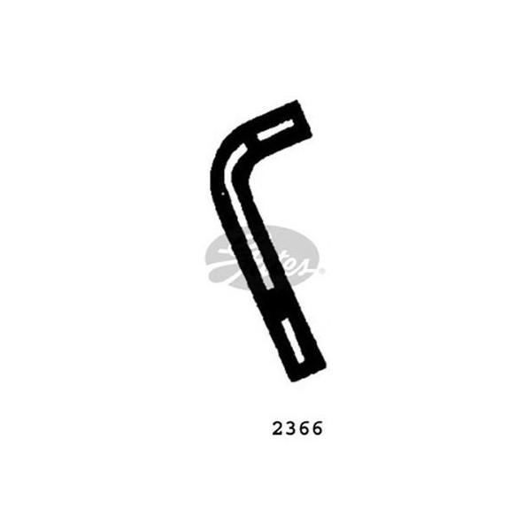 CURVED RADIATOR HOSE 245MMX30 image