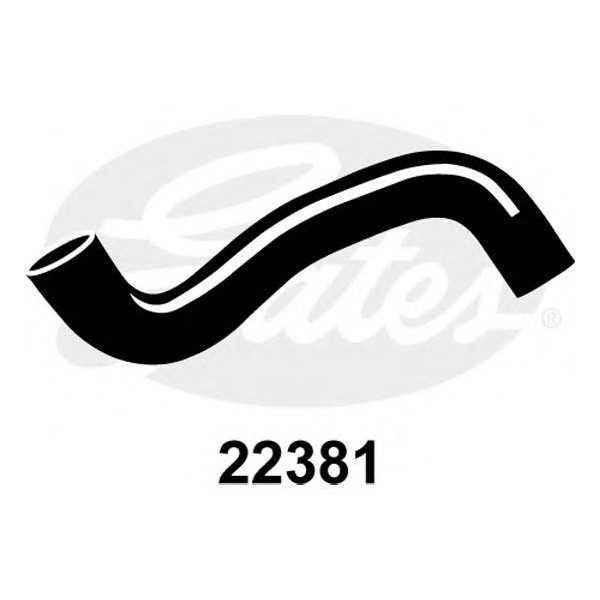 CURVED RADIATOR HOSE 270MMX29 image