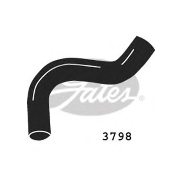 CURVED RADIATOR HOSE 280MMX34 image