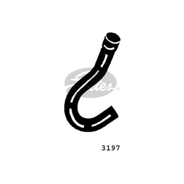 CURVED RADIATOR HOSE 200MMX32 image