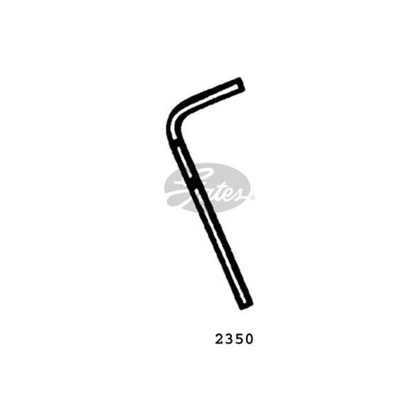 CURVED RADIATOR HOSE 335X15 image