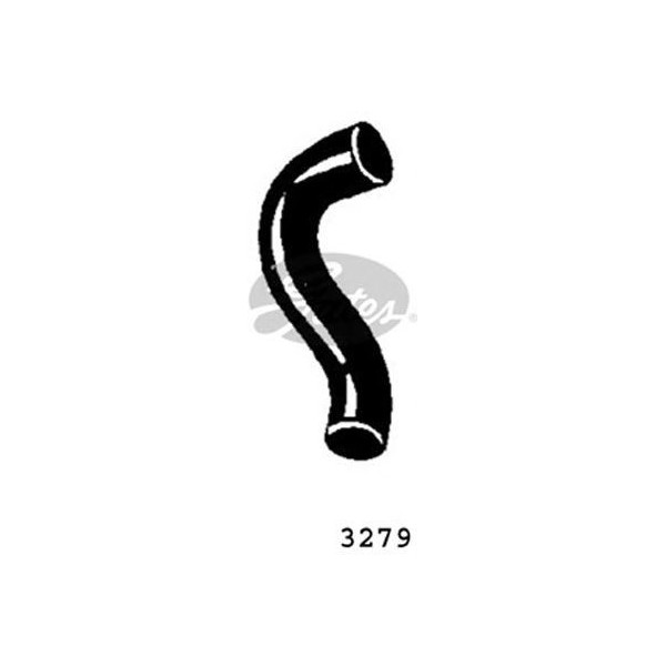 CURVED RADIATOR HOSE 185MMX31 image