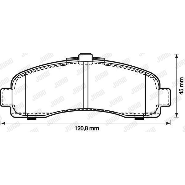 JURID BRAKE PAD image